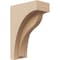 Ekena Millwork 3"W x 6"D x 9"H Classic Helena Rough Cedar Woodgrain TimberThane Corbel, Primed Tan CORUR03X06X09HELRCPR - alternate 1